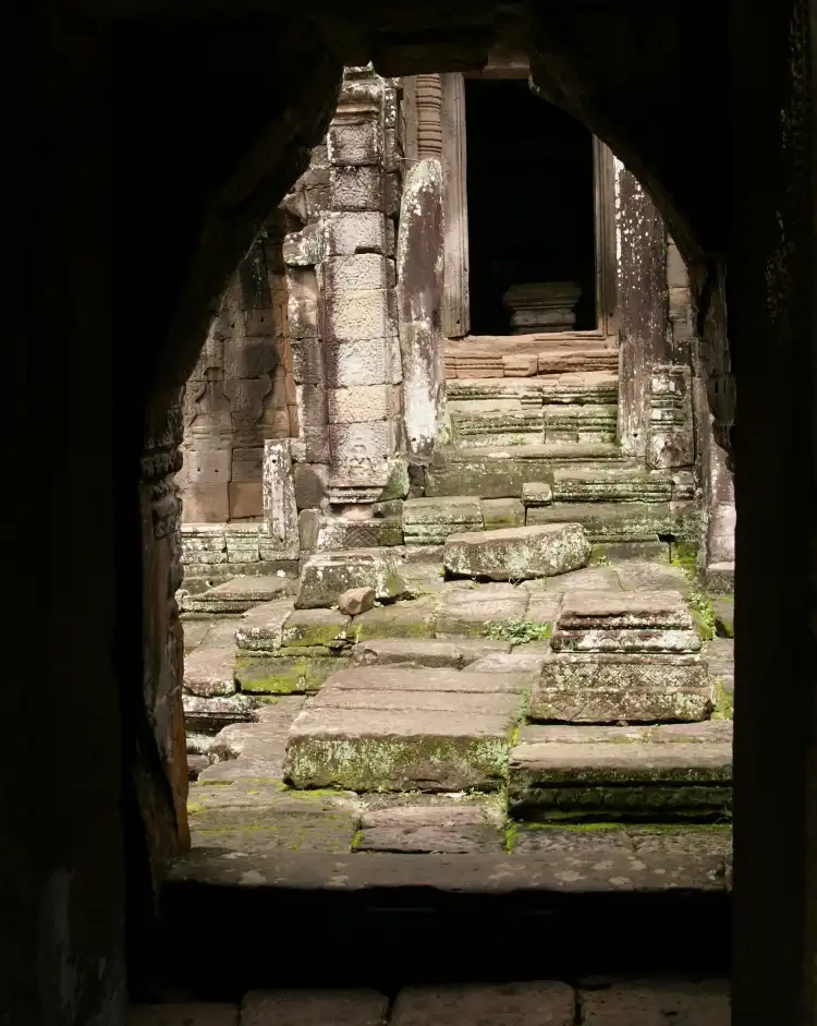Inside Bayon Temple