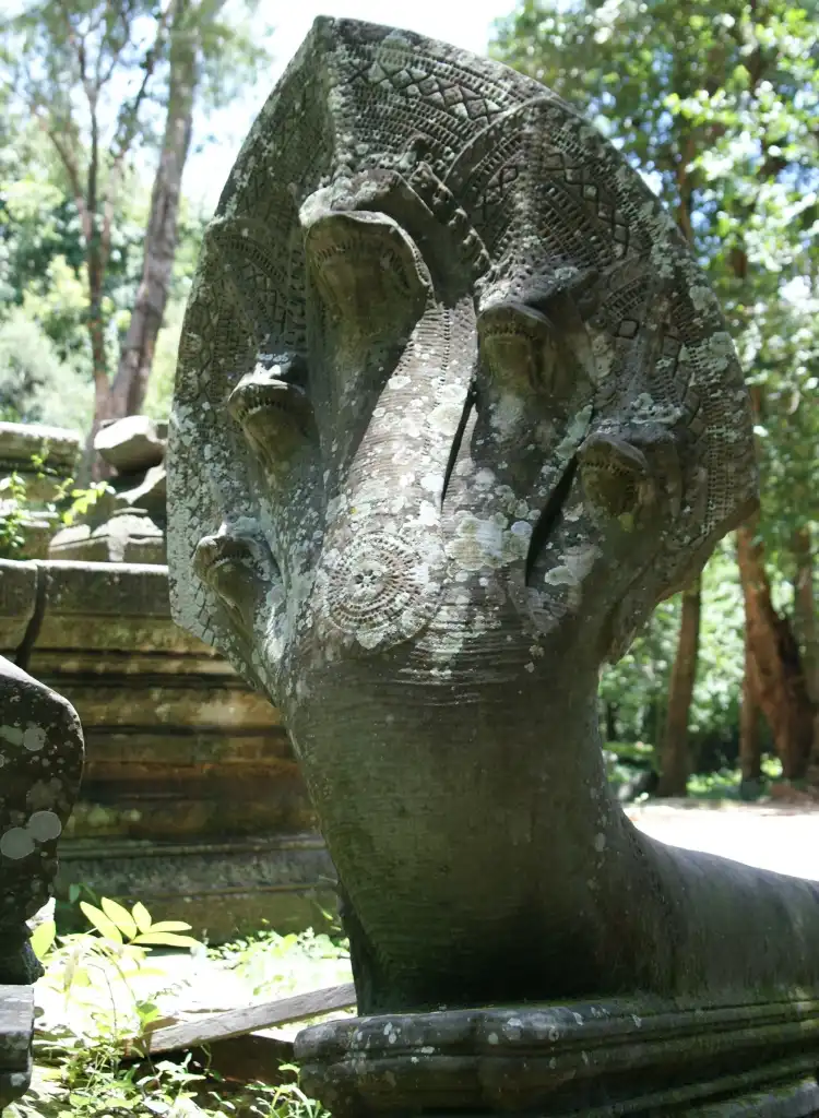 Beng Mealea Naga Statue
