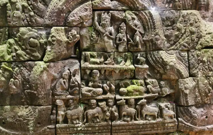 Relief of Lord Krishna at Krol Kor Ruins